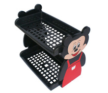 优质米奇二层置物架 义乌小商品市场的收纳利器